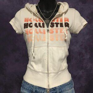 Y2K Hollister Short Sleeve Hoodie